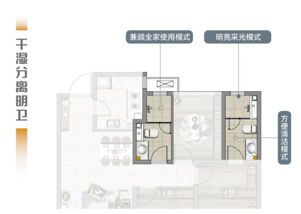 融创•翡丽壹號|117㎡阔景三居 演绎美好居家全场景_中国网地产